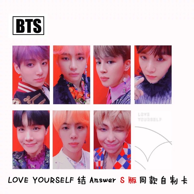 Card BTS Album Love Yourself Answer unoff