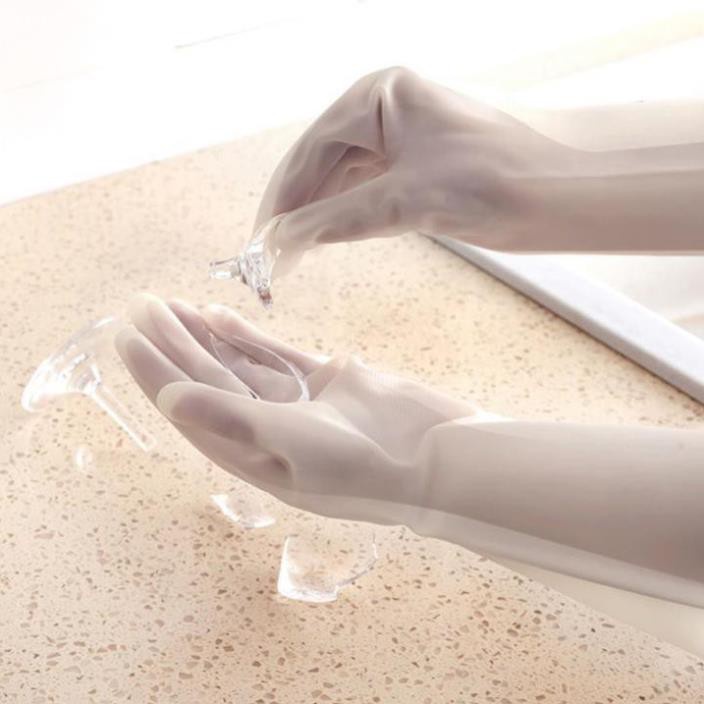 Găng tay cao su rửa chén bát siêu dai - găng tay hươu siêu dai rửa bát silicon LOVALA GT01