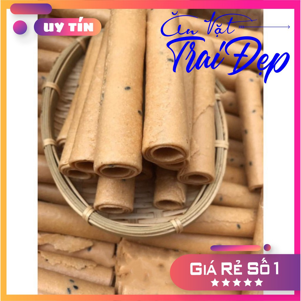 Bánh Ống Mè Trai Đẹp 250G