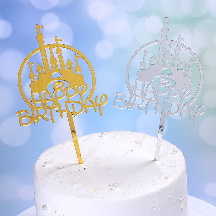 1 Que Cắm Trang Trí Bánh Kem Chữ Happy Birthday