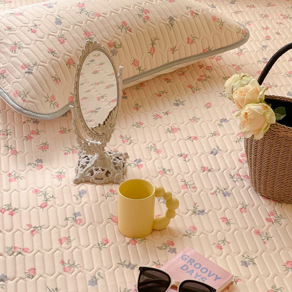 Chiếu Điều Hòa Cao Su Non 5D Hàng Loại 1 Mẫu Hoa Nhí 2 - Ngân Khánh Bedding Decor