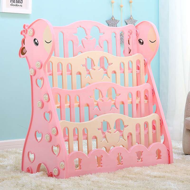 Kệ sách trẻ em bằng nhựa 4 tầng thông minh | BigBuy360 - bigbuy360.vn