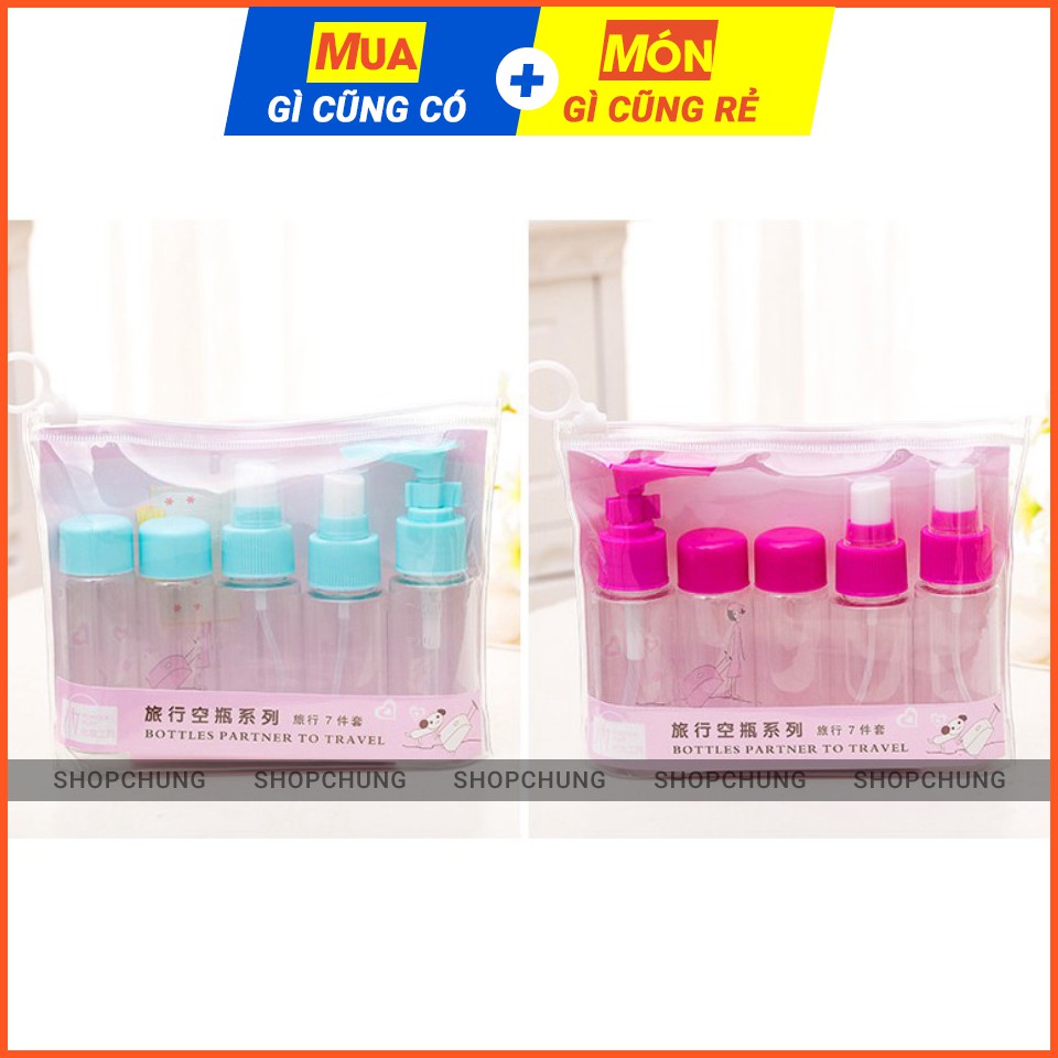 Bộ chiết mỹ phẩm du lịch 5 món - DHS4002