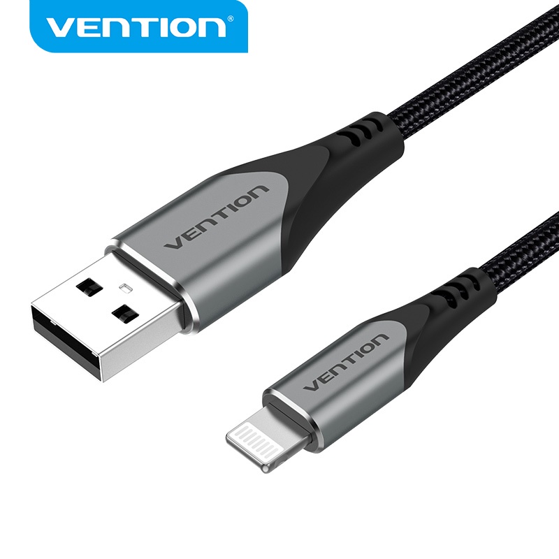 VENTION Cáp SạC Nhanh USB 2.0 2.4A 480Mbps Cho iP 12