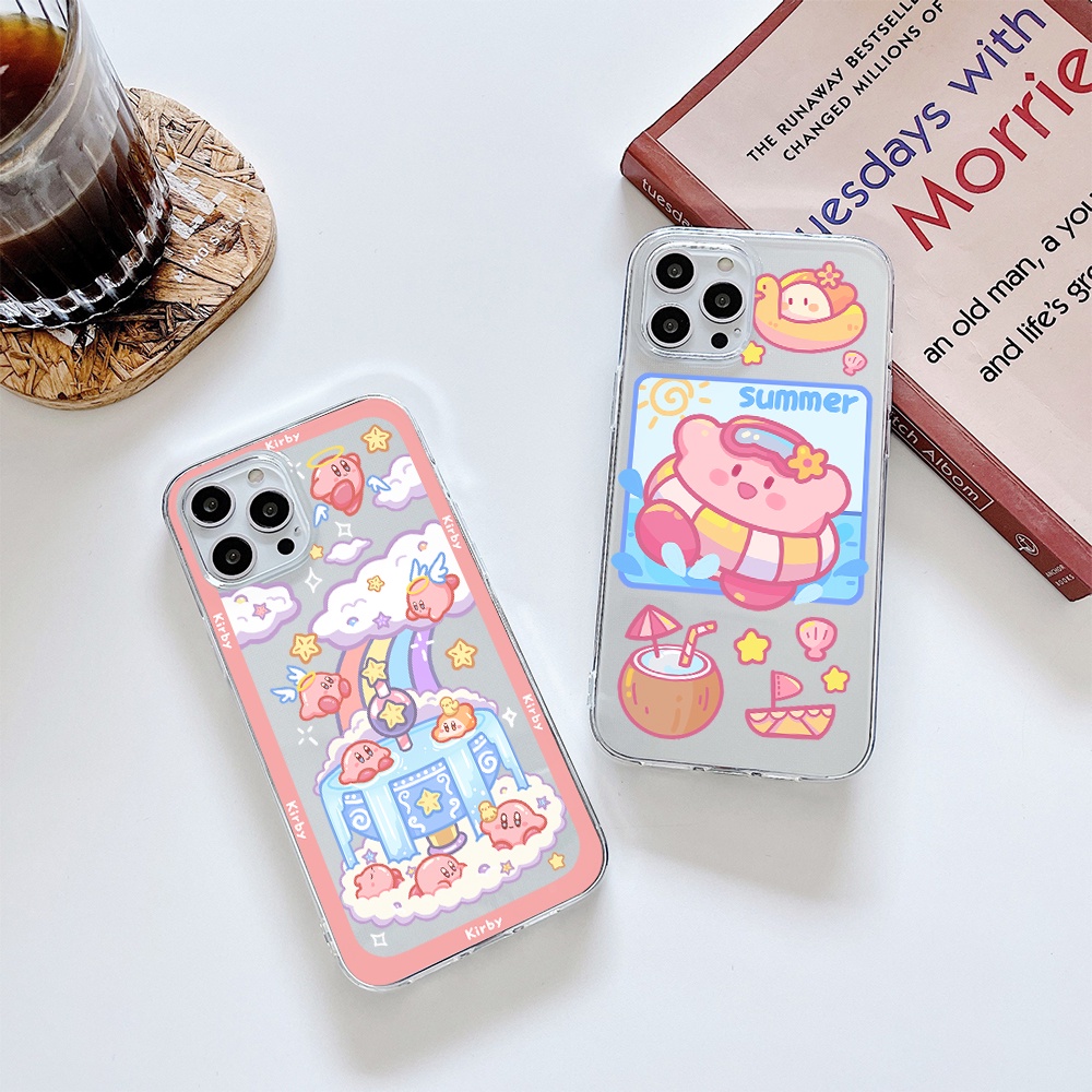 Ốp Điện Thoại Tpu Mềm Chống Sốc In Hình Kirby Cho iPhone 11 12 13 pro max XS X XR XSMax 7 8 6 6s plus 5 4 SE 2020