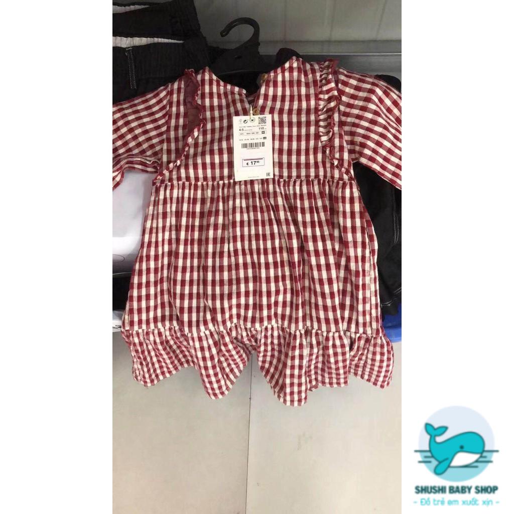 [Có sẵn] [FreeShip] [Ảnh thật] Váy Za.ra Gingham Dư Xịn Đét