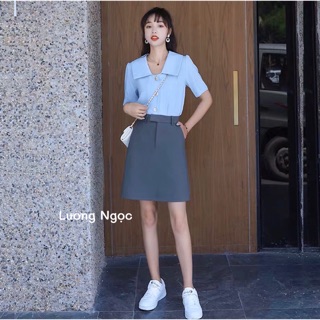 Chân váy chữ A có túi