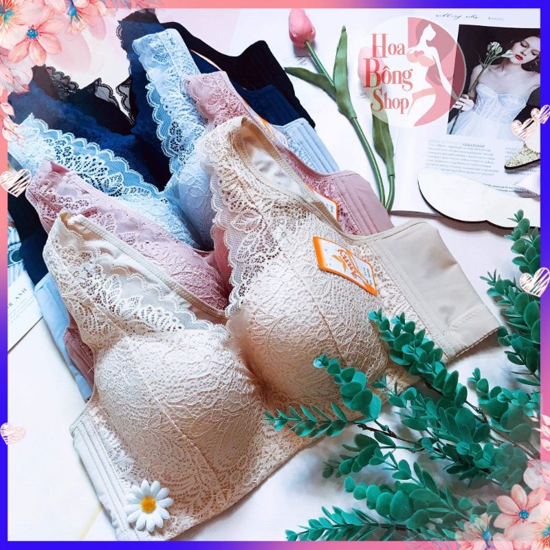 Áo lót định hình bản to 6 cài BigSize Cúp D mút mỏng có gọng dành cho ngực to,mặc áo dài,chống chảy xệ