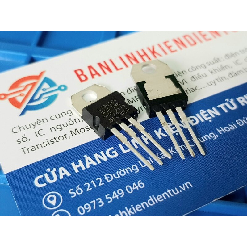 Combo 10 con L7905CV, L7905, 7905 TO-220 IC nguồn ổn áp -5V