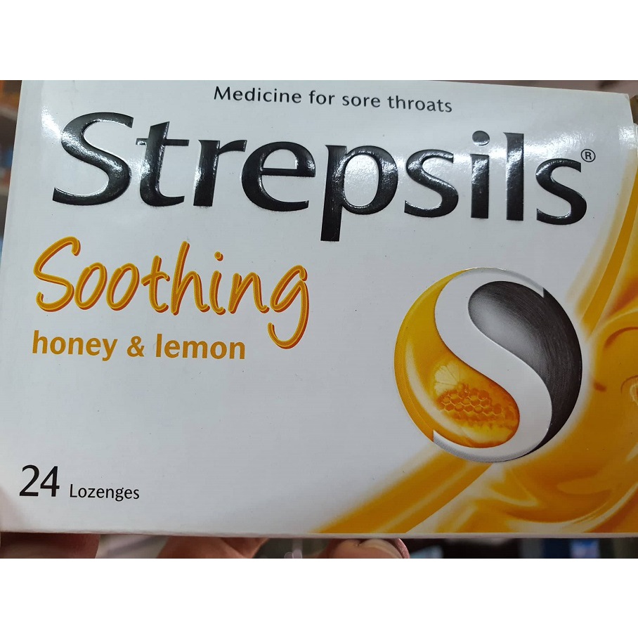 Viên ngậm Strepsils giảm đau họng khan tiếng - đủ mùi vị (hộp 24v) - Đông Anh Pharmart