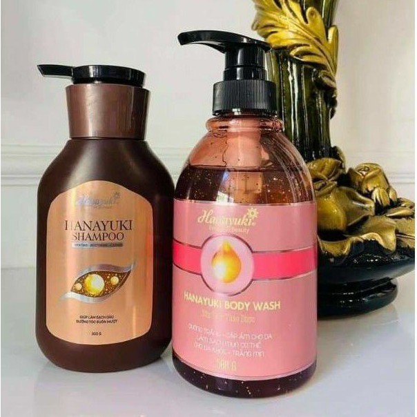 [CHÍNH HÃNG 100%] Combo Sữa Tắm Hanayuki 𝗕𝗼𝗱𝘆 𝗪𝗮𝘀𝗵 & Dầu Gội 𝐇𝐚𝐧𝐚𝐲𝐮𝐤𝐢 𝐒𝐡𝐚𝐦𝐩𝐨𝐨