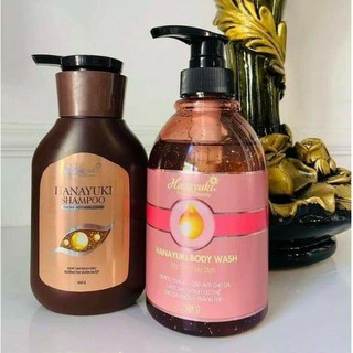 [CHÍNH HÃNG 100%] Combo Sữa Tắm Hanayuki 𝗕𝗼𝗱𝘆 𝗪𝗮𝘀𝗵 & Dầu Gội 𝐇𝐚𝐧𝐚𝐲𝐮𝐤𝐢 𝐒𝐡𝐚𝐦𝐩𝐨𝐨