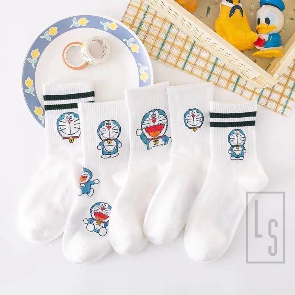 Vớ Cao Cổ Doremon - Tất Cao Cổ Họa Tiết Doreamon