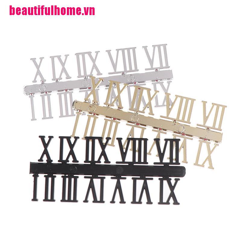 Bộ chữ số đồng hồ kỹ thuật số la mã thay thế