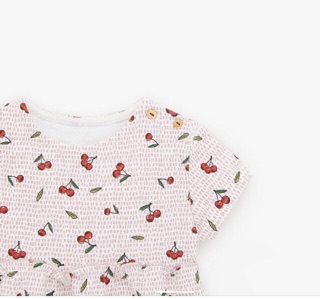 Váy cherry Zara 6-9m used