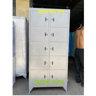 Tủ locker 10 cửa văn phòng giá rẻ tại xưởng hcm