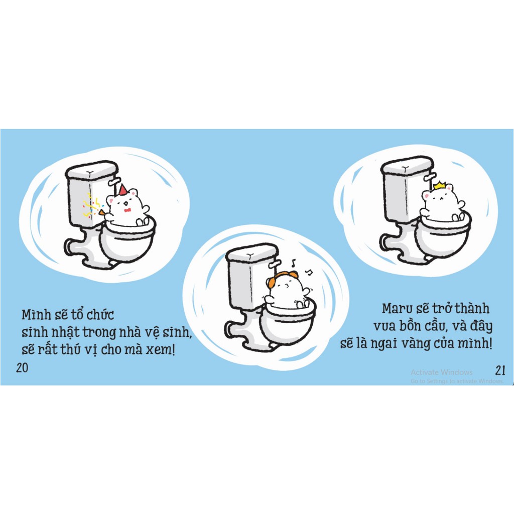 Sách Ehon - Maru đi vệ sinh - Ehon Nhật Bản dành cho bé từ 2 - 8 tuổi | BigBuy360 - bigbuy360.vn