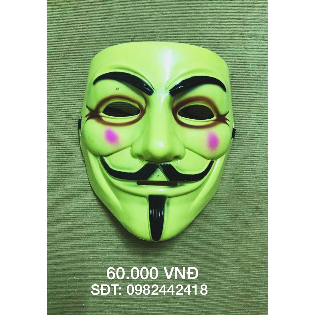 Mặt nạ hacker vàng kẻ mắt (Bản đặc biệt)