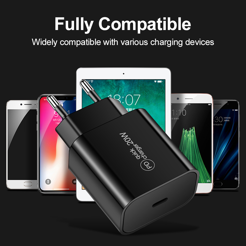 Củ Sạc Nhanh 20w Pd Usb C Cho Iphone 12 Mini 12pro 11