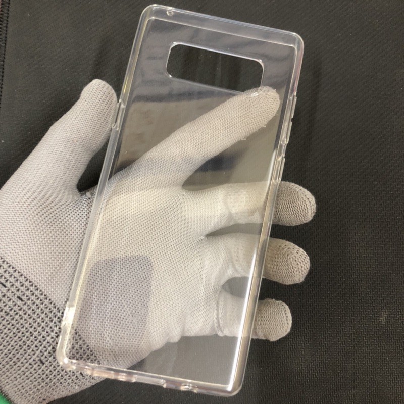 Ốp Lưng Samsung Note 8 Dẻo Trong Lâu Ố Vàng
