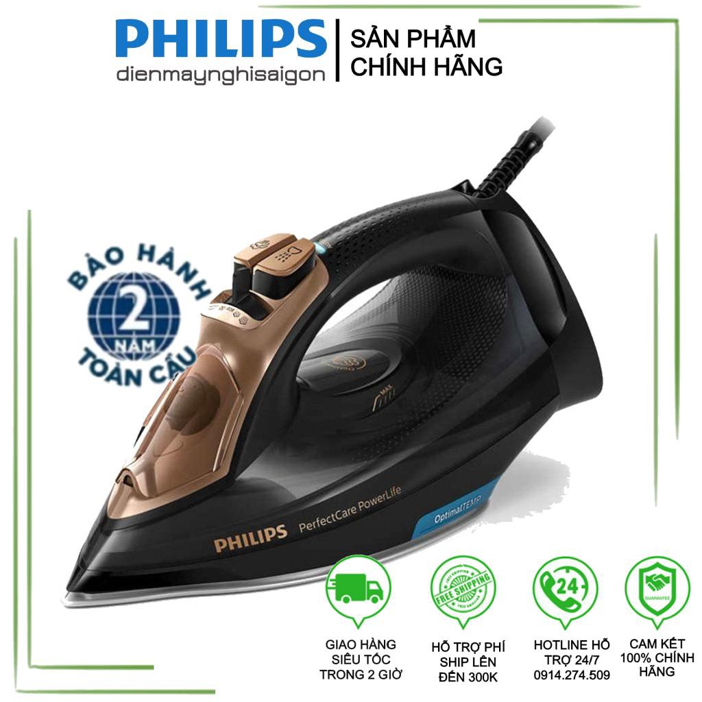 [Chính hãng - Bảo hành 2 năm] Bàn ủi hơi nước Philips GC3929