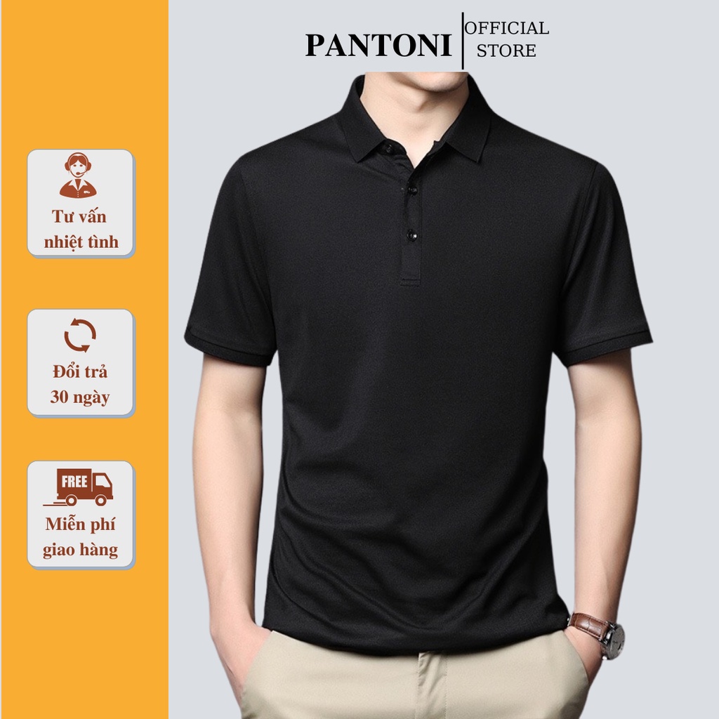 Áo polo nam cổ bẻ ngắn tay chất cotton kiểu dáng hàn quốc - Pantoni (ACB)