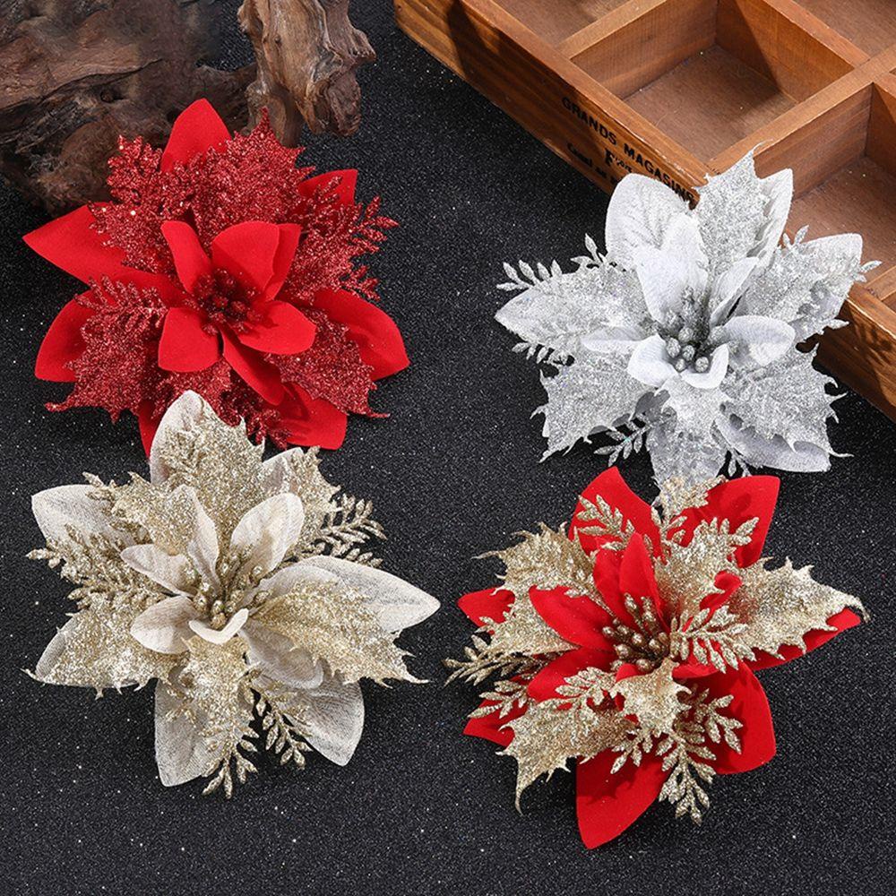 Cây Thông Giáng Sinh Bằng Hoa Giả DIY Dùng Trang Trí Nhà Cửa