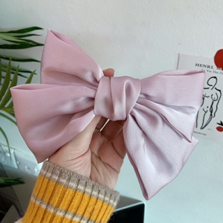 Kẹp Tóc Nơ Vải Bản To