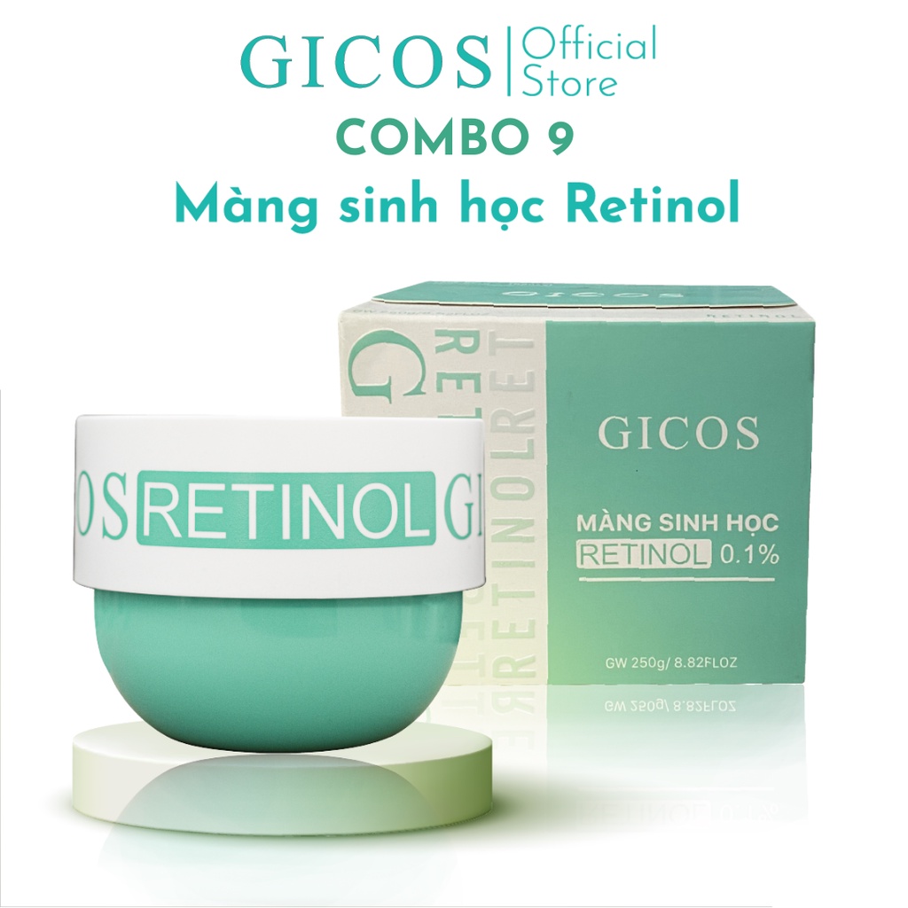 COMBO 9 SẢN PHẨM - Màng sinh học Retinol 0.1% - Tái sinh tế bào, vượt rào lão hóa – Dành cho mọi loại da