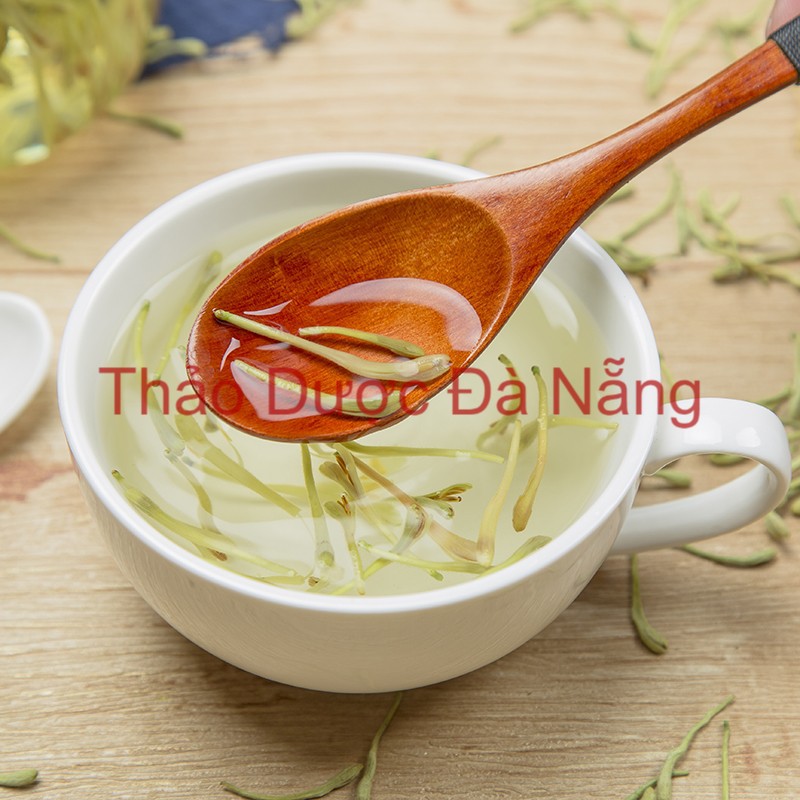 Hoa Kim Ngân Loại 1 xanh ươm nguyên chất.( 100% nụ,không lẫn cành,lá) _100 gram