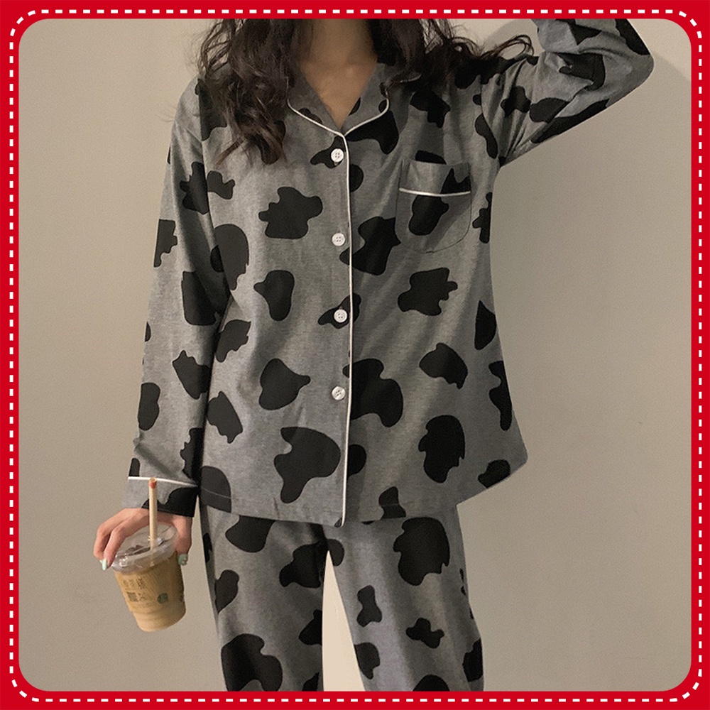 Đồ Ngủ Pijama Dài Tay, Bộ Ngủ Dài Tay Ulzzang Nhiều Màu | BigBuy360 - bigbuy360.vn