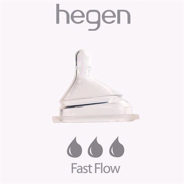 Núm ti thay thế bình sữa Hegen chính hãng size 0M+, 1M+,3M+, 6M+, Y-cut