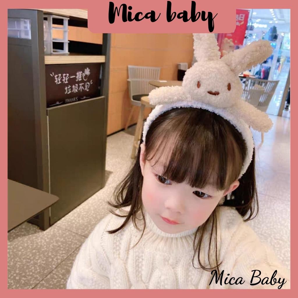 Bờm băng đô cài tóc kiểu dáng thỏ bông, gấu bông dễ thương cho bé Mica baby KT11