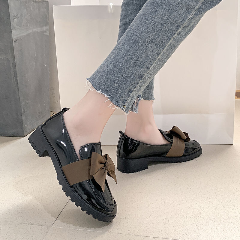 Giày Búp Bê Đế Bằng Mũi Tròn Màu Trơn Phong Cách Hàn Quốc Cá Tính Cho Nữ | BigBuy360 - bigbuy360.vn