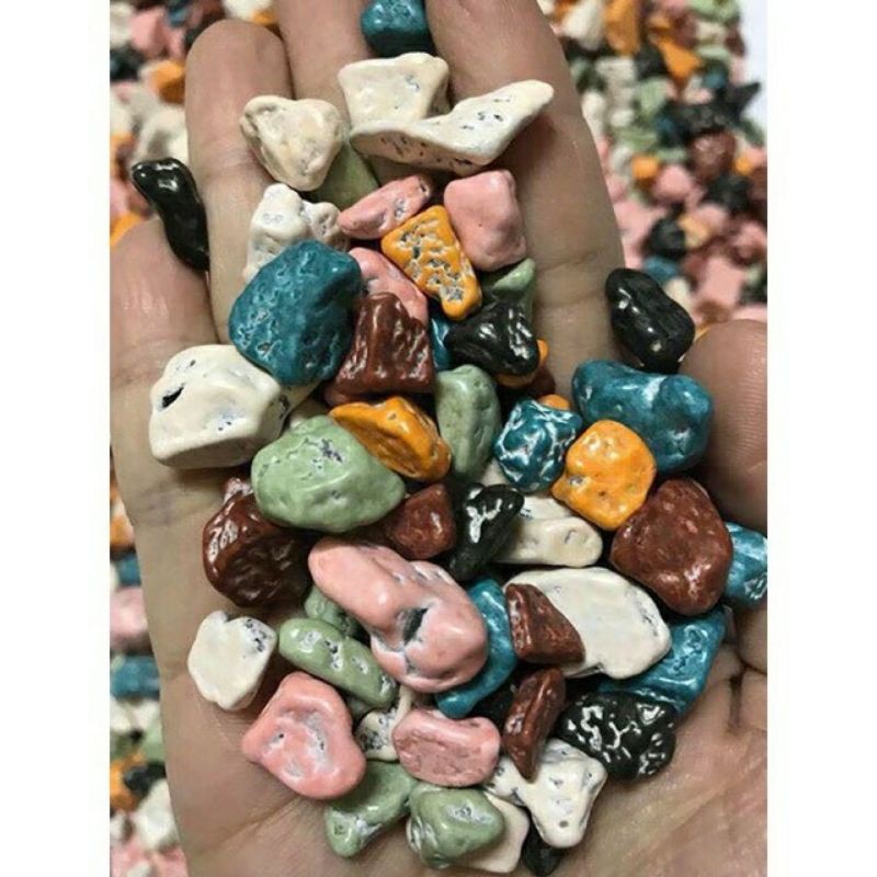 100gr kẹo sỏi socola màu sắc