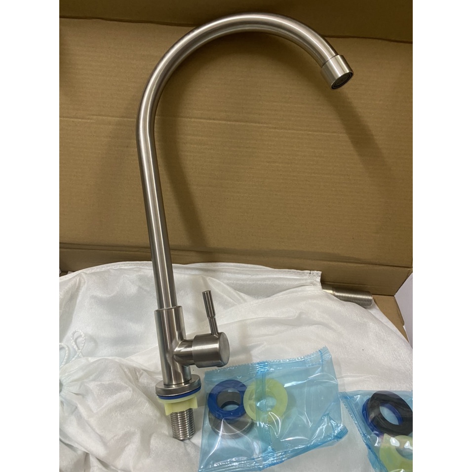 Vòi rửa chén lạnh inox 304- BH 12 tháng