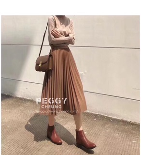 Sale Chân váy xếp ly ( ảnh thật shop chụp)