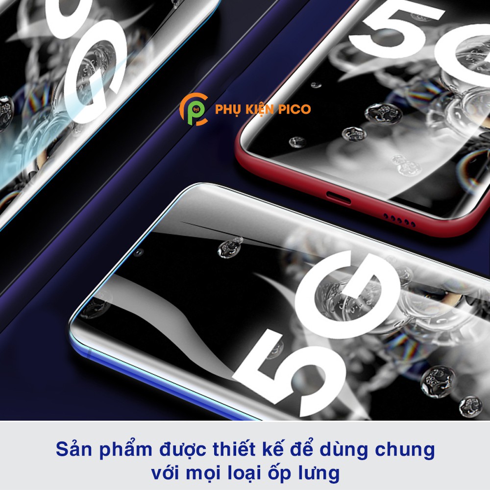 Dán màn hình Samsung Galaxy S20 Ultra full màn nhận vân tay PPF dẻo trong suốt tự phục hồi vết xước chính hãng Maxshield