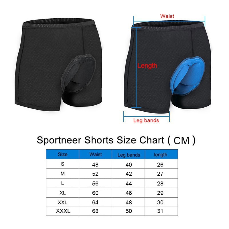 Globetrotter【COD &amp; Hàng sẵn sàng】Quần đùi đi xe đạp có đệm gel 3D