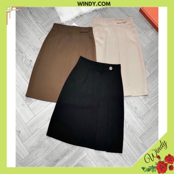Chân Váy Xếp Ly Kiểu Dáng Công Sở Phối Cúc Chất Vải Cao Cấp Windy.com