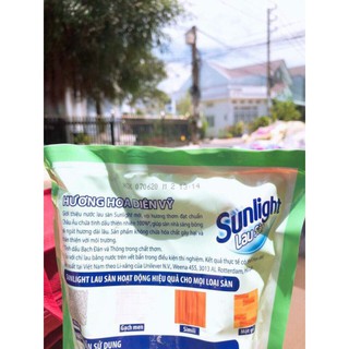 Nước lau sàn Sunlight 550g combo 10 túi