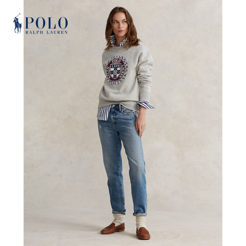 Áo sweater Ralph Lauren Rl22529 In Hình Huy Hiệu Thời Trang Cho Nam Nữ