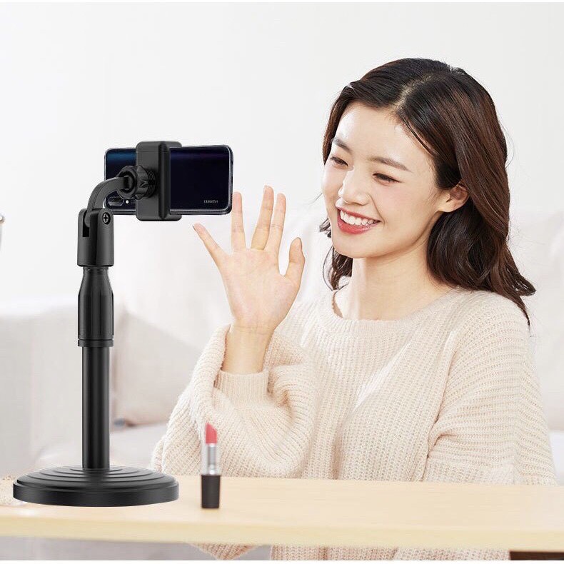 Giá đỡ điện thoại để bàn, quay TikTok, giá đỡ livestream, xem video xoay 360 độ L7 - Audio365