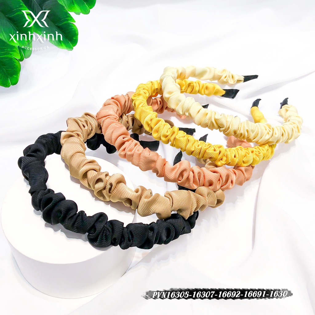 Xước tóc, bờm tóc nhún bản nhỏ - Xinh Xinh Accessories