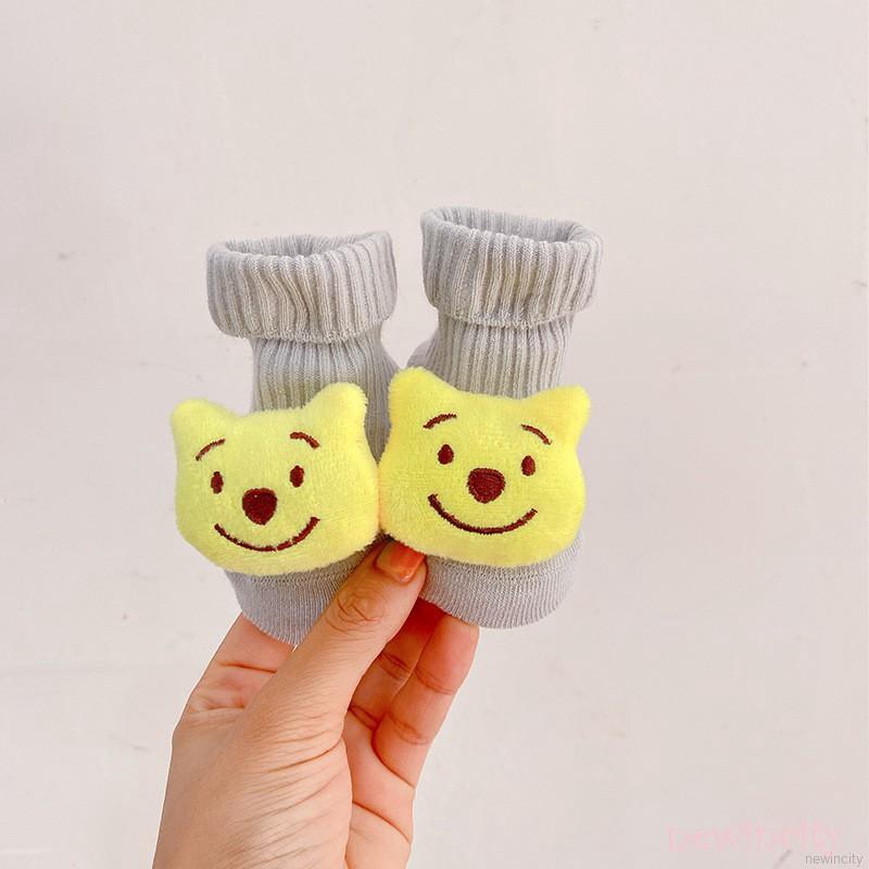 Vớ chống trượt kiểu dáng hoạt hình dễ thương phong cách Hàn Quốc cho bé