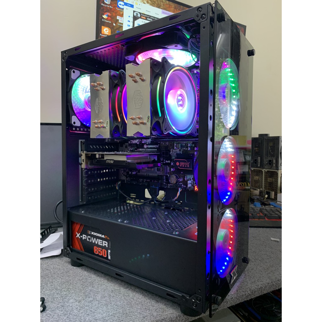 Bộ CASE Dual XEON Cho AE Cày NOX  X79 + CPU E5 2689 X2 + Tản Nhiệt T400i X2 + Ram 32GB ECC Samsung + VGA GTX 1060 - 6G | BigBuy360 - bigbuy360.vn