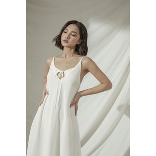 Popbirdy - Đầm Maxi Chiffon Hai Dây Dáng Xoè