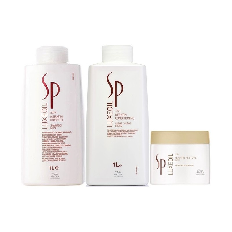 Dầu gội xả  SP LUXE OIL WELLA phục hồi tóc hư tổn 1000ml