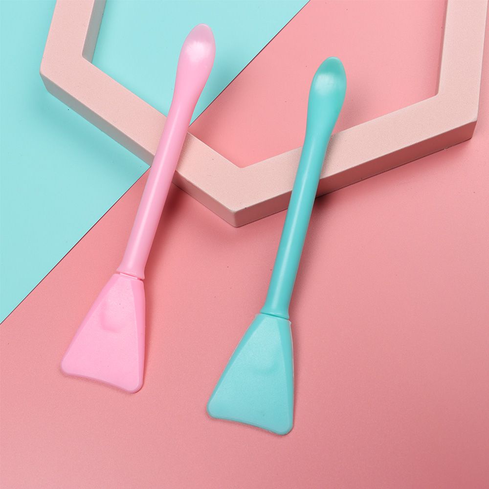 Muỗng Silicone Trộn Bột Làm Sạch Mặt Đa Năng Nhiều Màu Sắc DIY