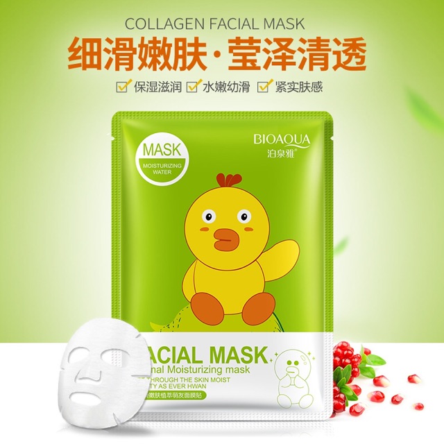 Mặt Nạ Bioaqua Gấu Thỏ Vịt